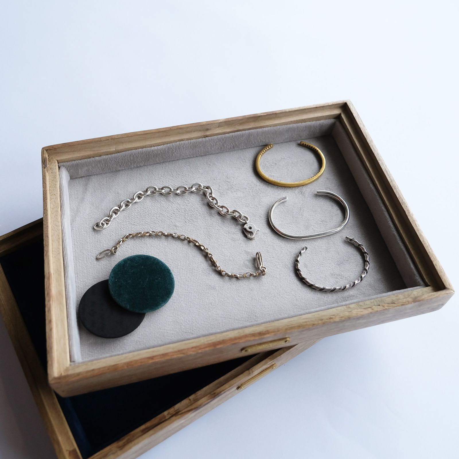 Stackable Jewelry Tray -トレー-（Beige /ベージュ）