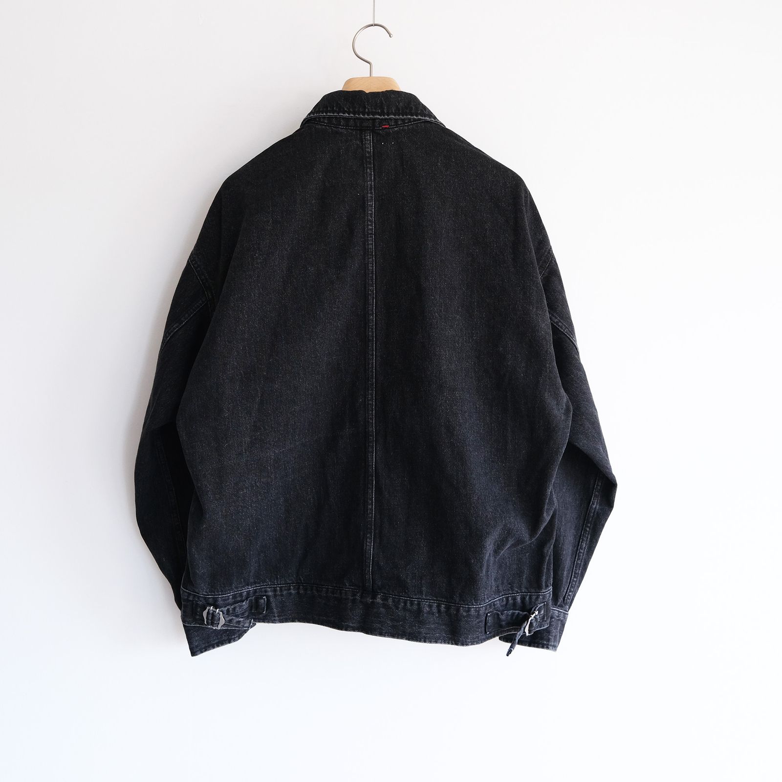 Selvage Denim Zip Jacket -デニムジャケット-（Black Dark Fade / ブラックダークフェイド）