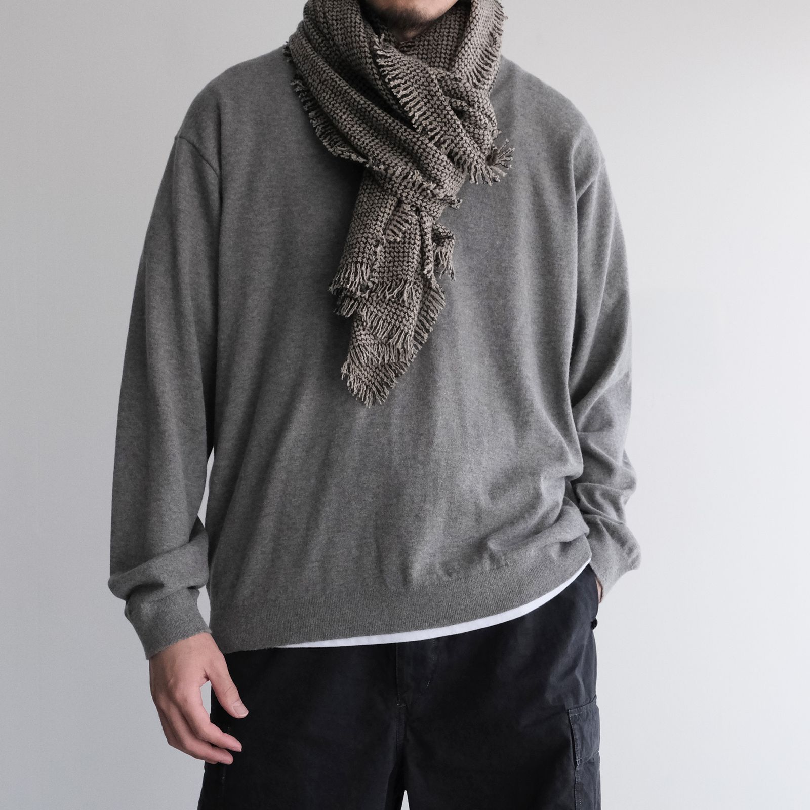 Cshmere Boucle Stole -ストール-（Beige / ベージュ）