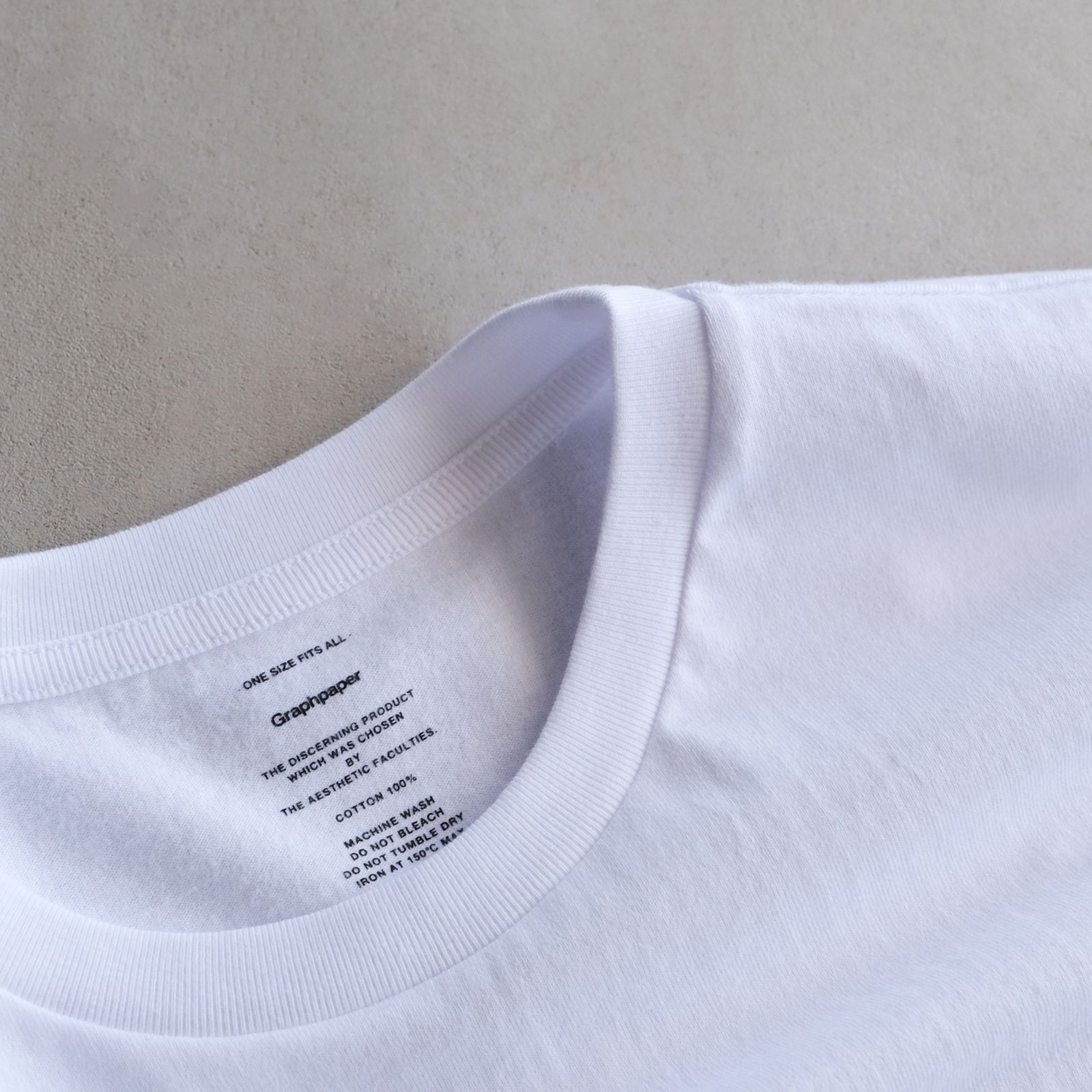 L/S Oversized Tee -Tシャツ-（White / ホワイト）GU254-70003B