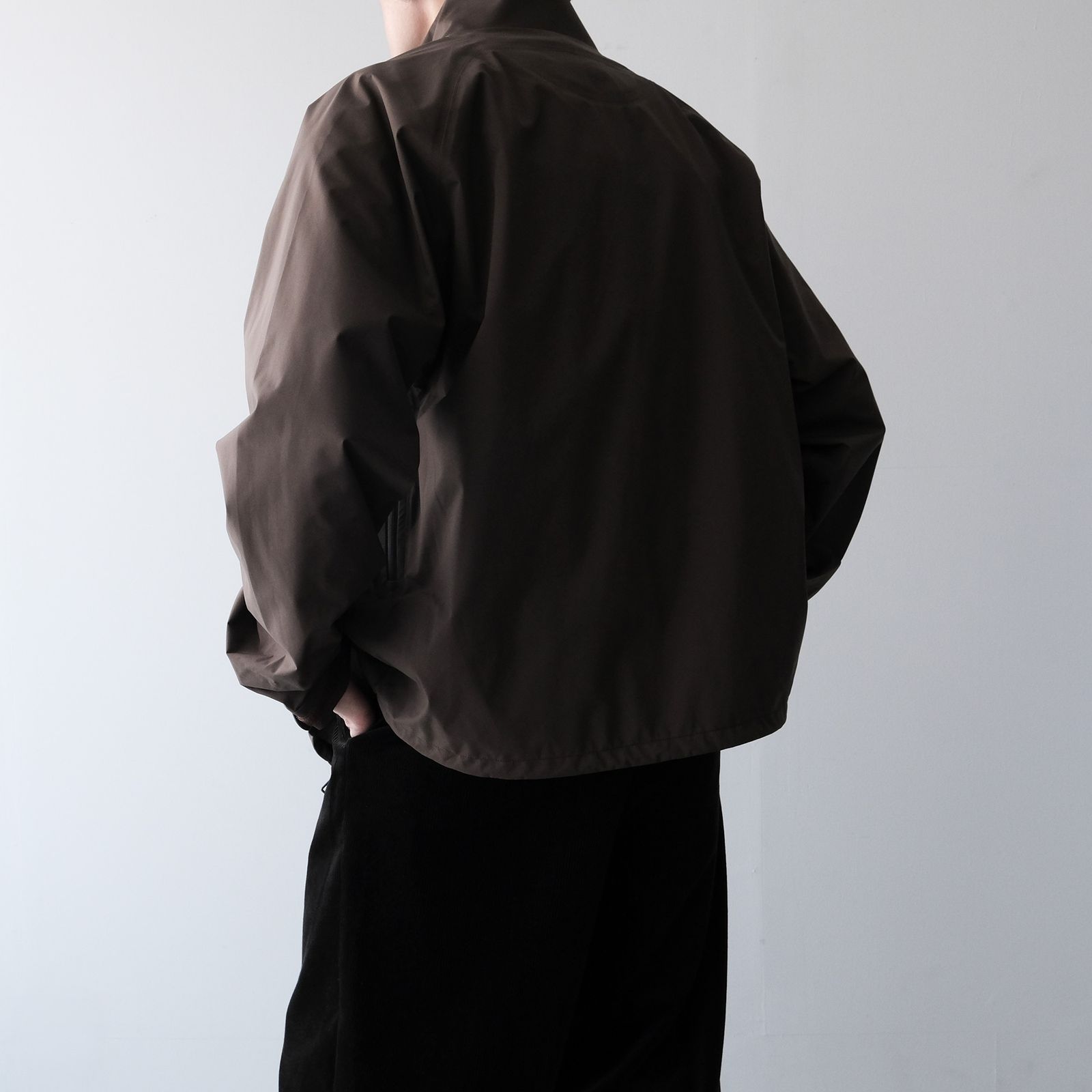 Partex Stand-Collar Shell -ブルゾン-（Brown / ブラウン）