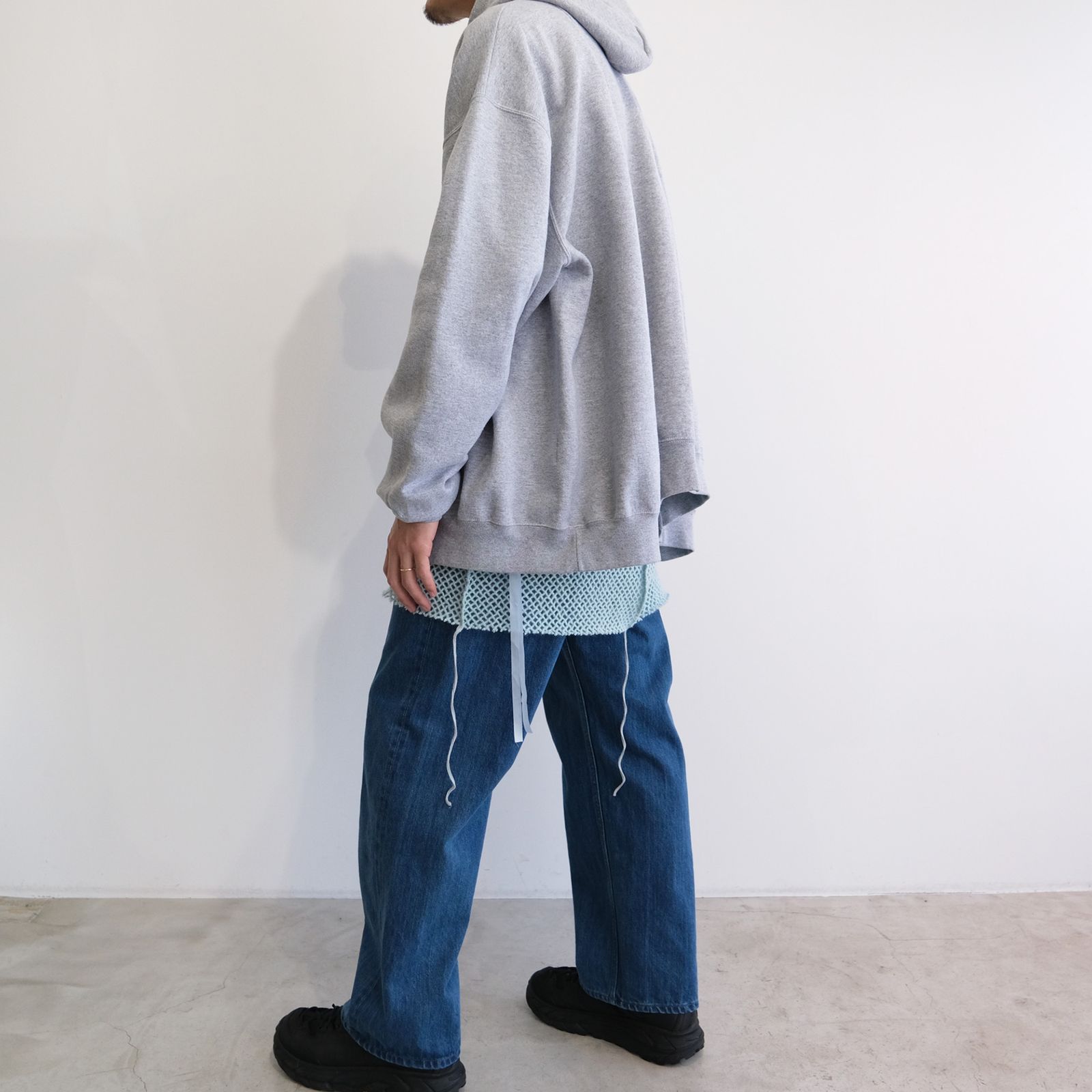 『MOHAIR LONG SLEEVE』-ニット-（SAX / サックス）