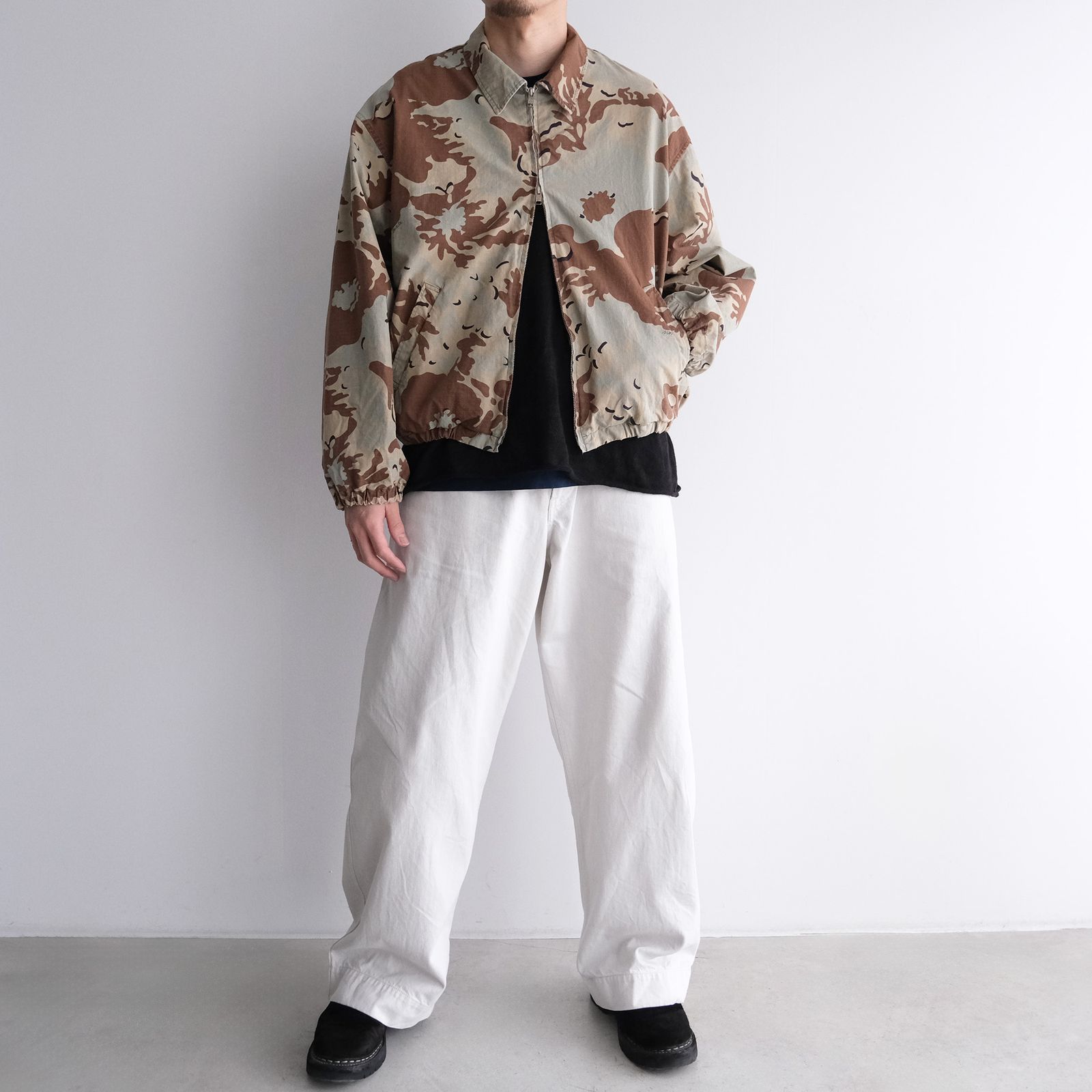 Camo Flower Blouson -ジャケット-（Beige / ベージュ）