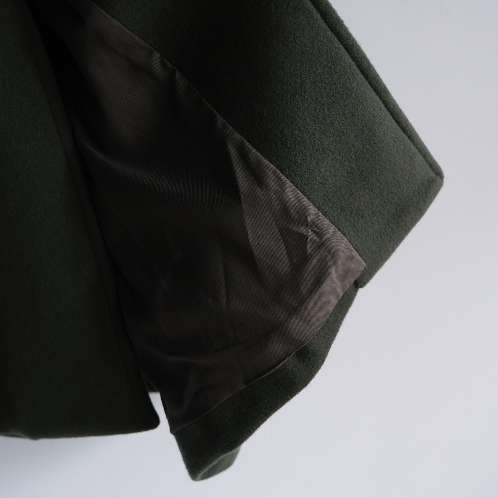 Light Melton Oversized Coat -コート-（Green / グリーン）