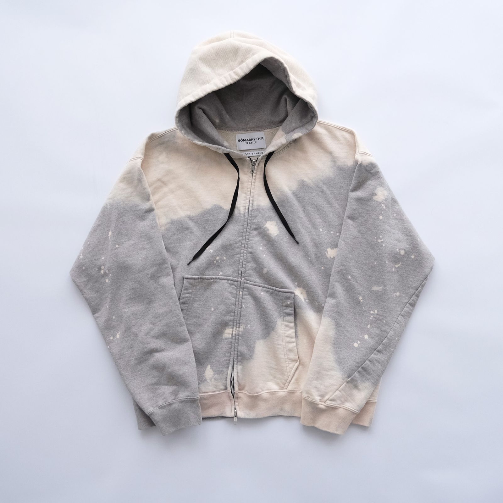 NOMARHYTHM TEXTILE - Hand Dye Twist Parka -パーカー-（Gray