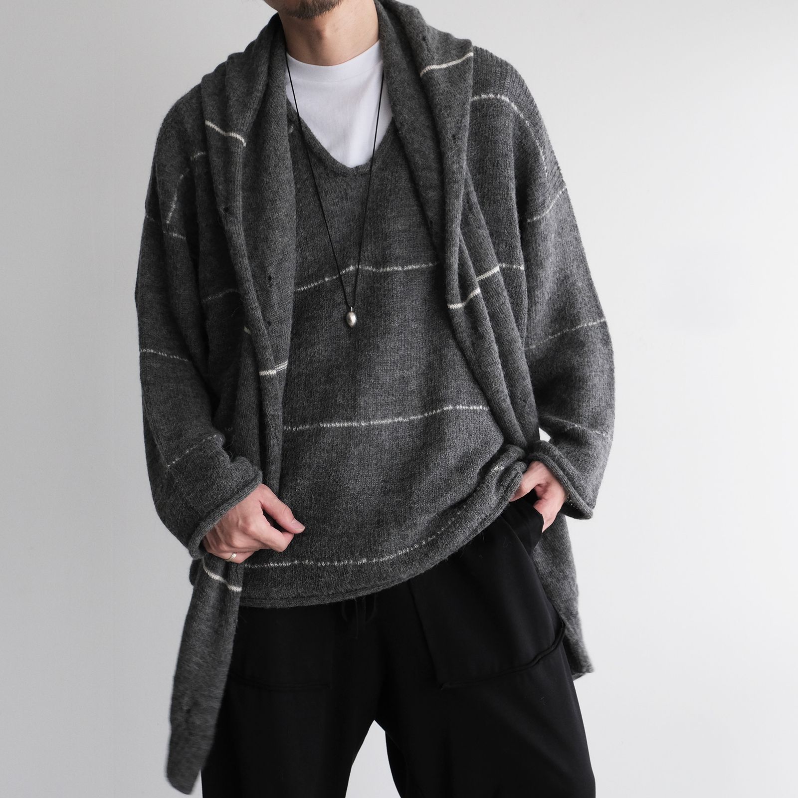 Hood Stole -ストール-（Gray / グレー）