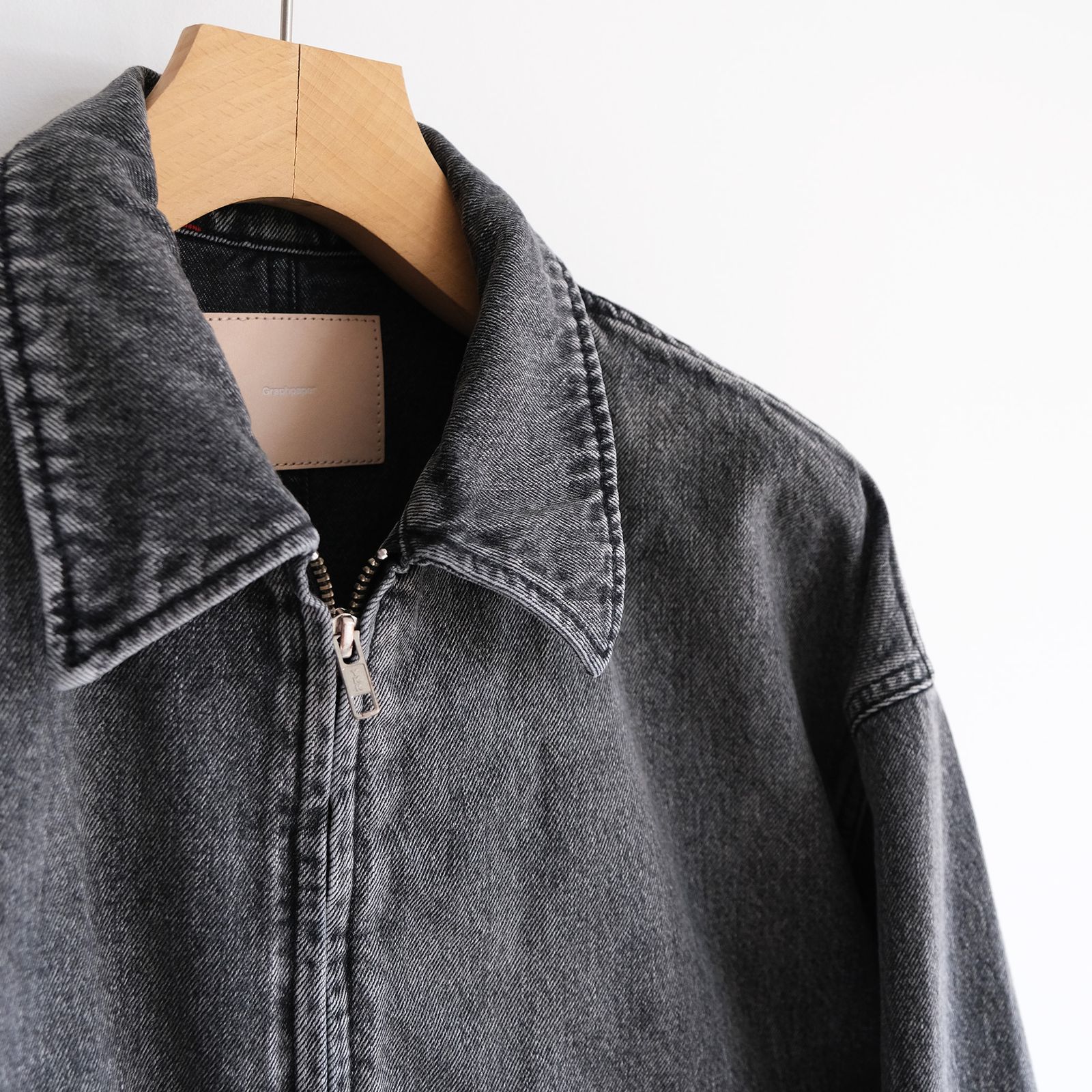 Selvage Denim Zip Jacket -デニムジャケット-（Black Light Fade / ブラックライトフェイド）