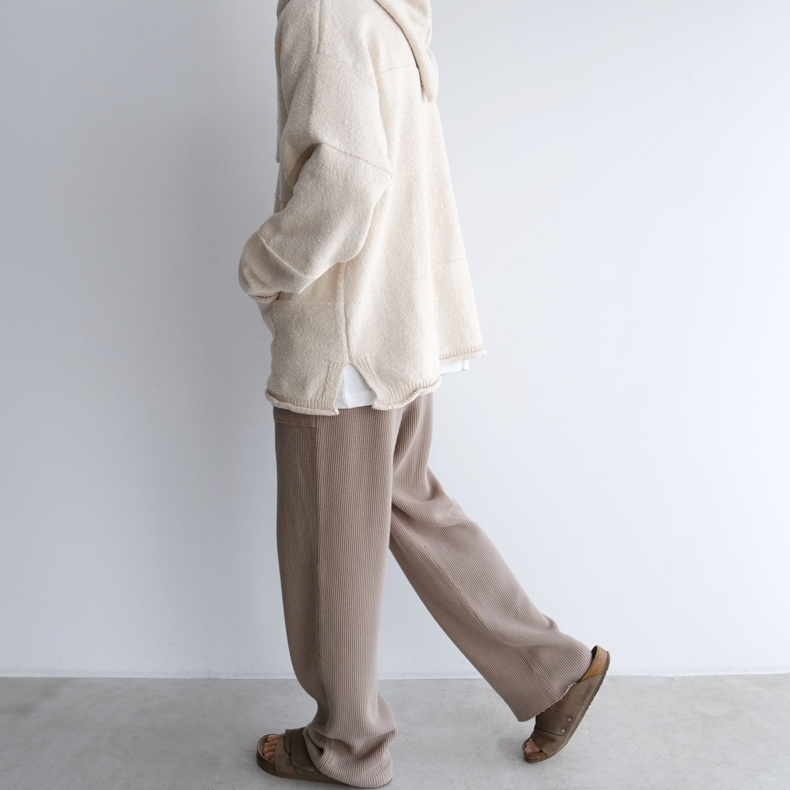 Mexican Knit Hoodie -ニット-（Natural / ナチュラル）