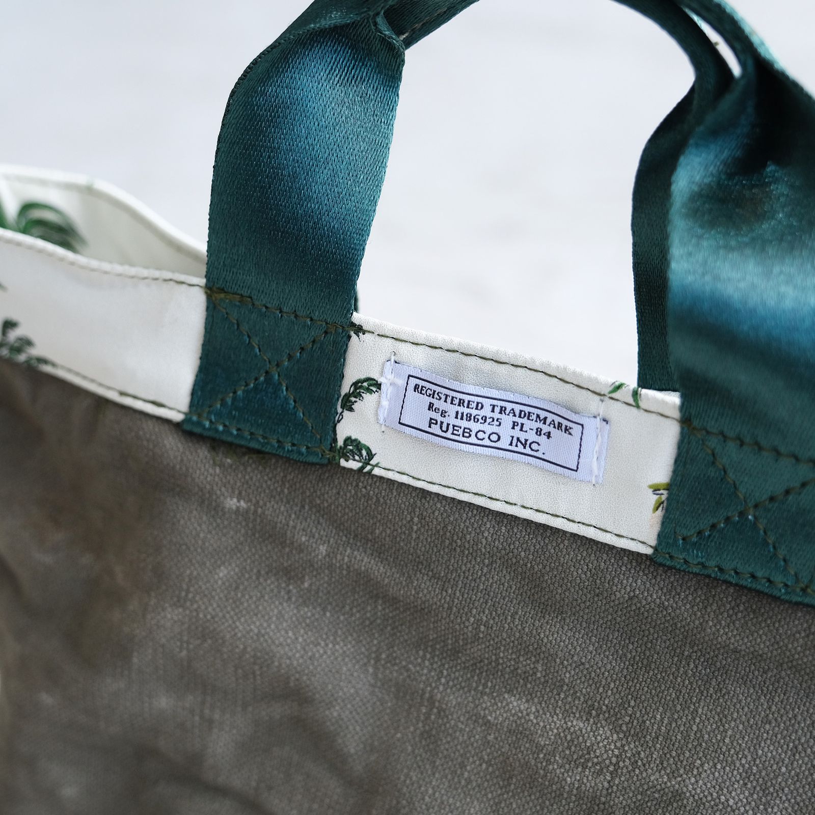 Vintage Tent Fabric W Printed Pattern Bag -バッグ-（jungle /ジャングル）