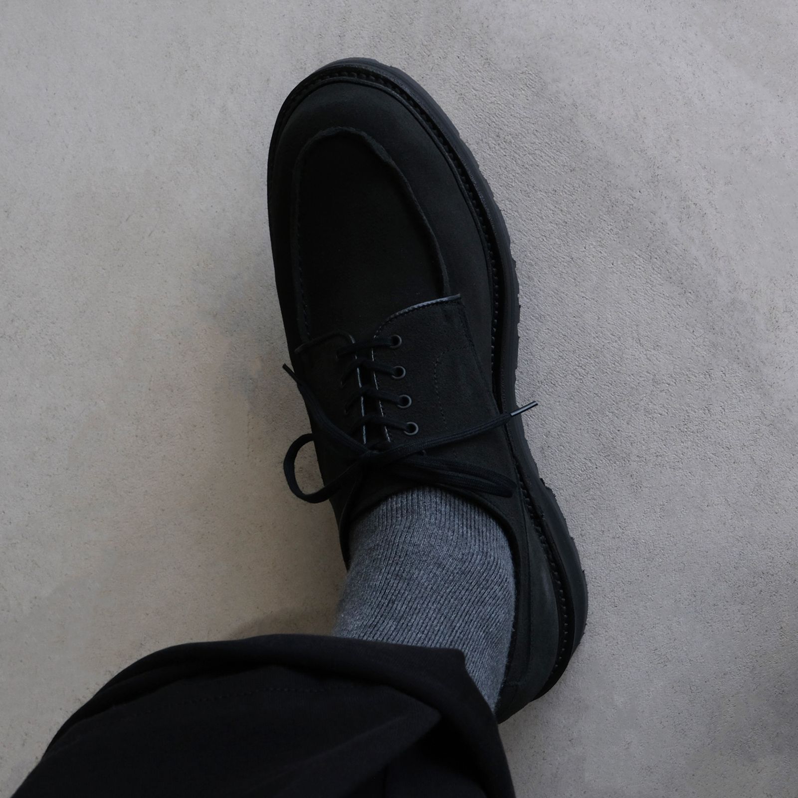 F/CE. - Goretex U Tip Shoes By Regal -シューズ-（Black
