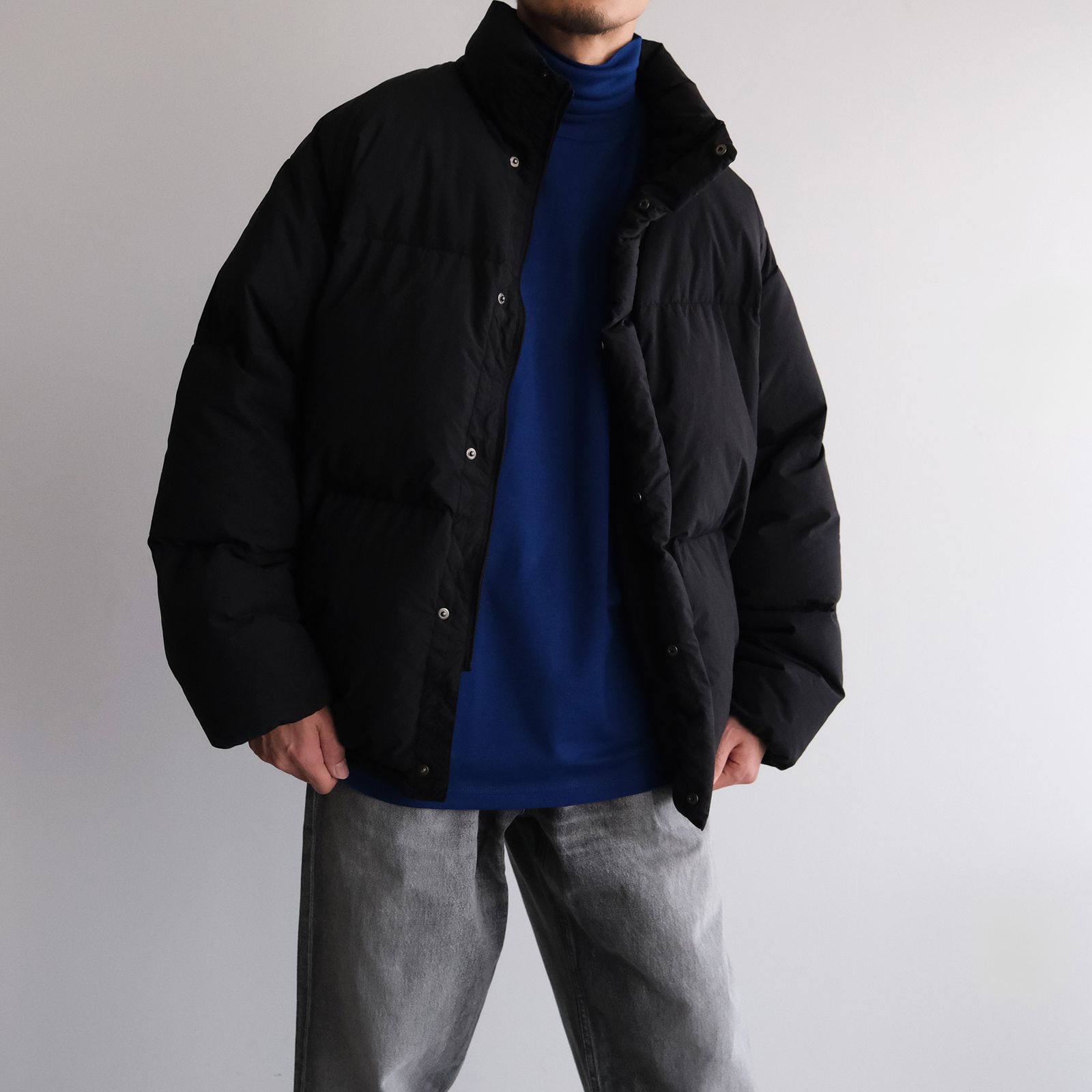Garment Dyed Down Jacket -ダウンジャケット-（Black / ブラック）GM253-30574