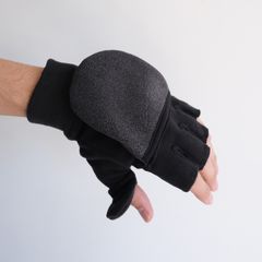 Pigment Print Wash Polartec Mitten -グローブ-（Black / ブラック）