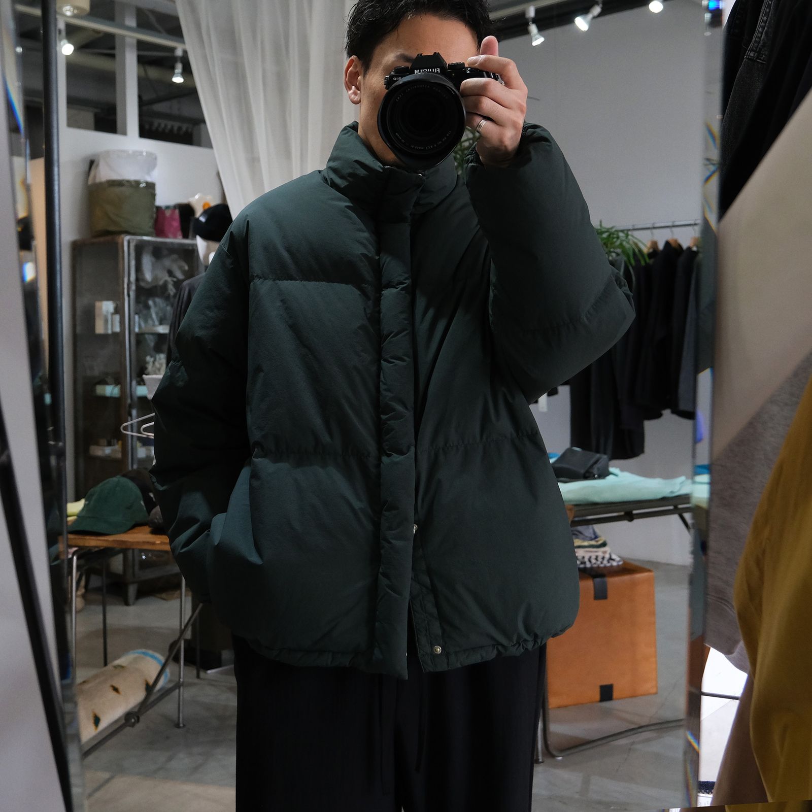 Garment Dyed Down Jacket -ダウンジャケット-（Green / グリーン）