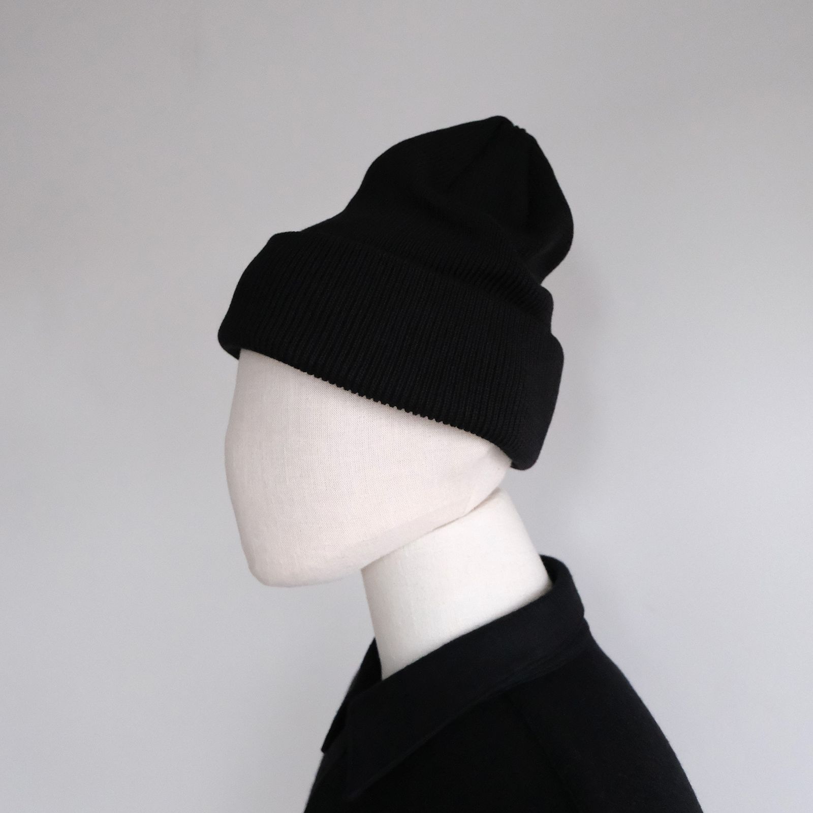 Knit Cap -ニットキャップ-（Black / ブラック）