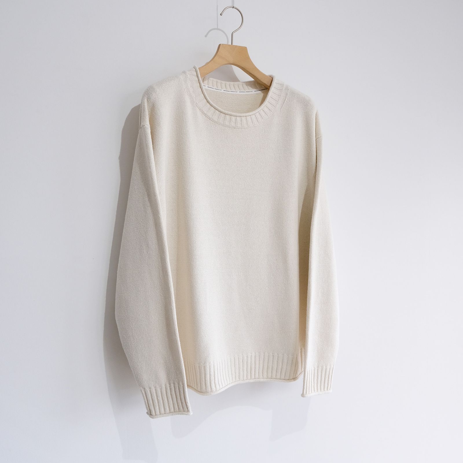 UNIVERSAL PRODUCTS - 『Silk Crew Neck Knit』-ニット-（ IVORY ...