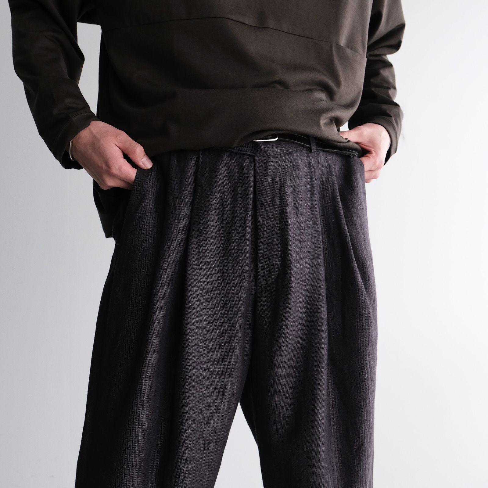 Earl Pants -パンツ-（Charcoal / チャコール）