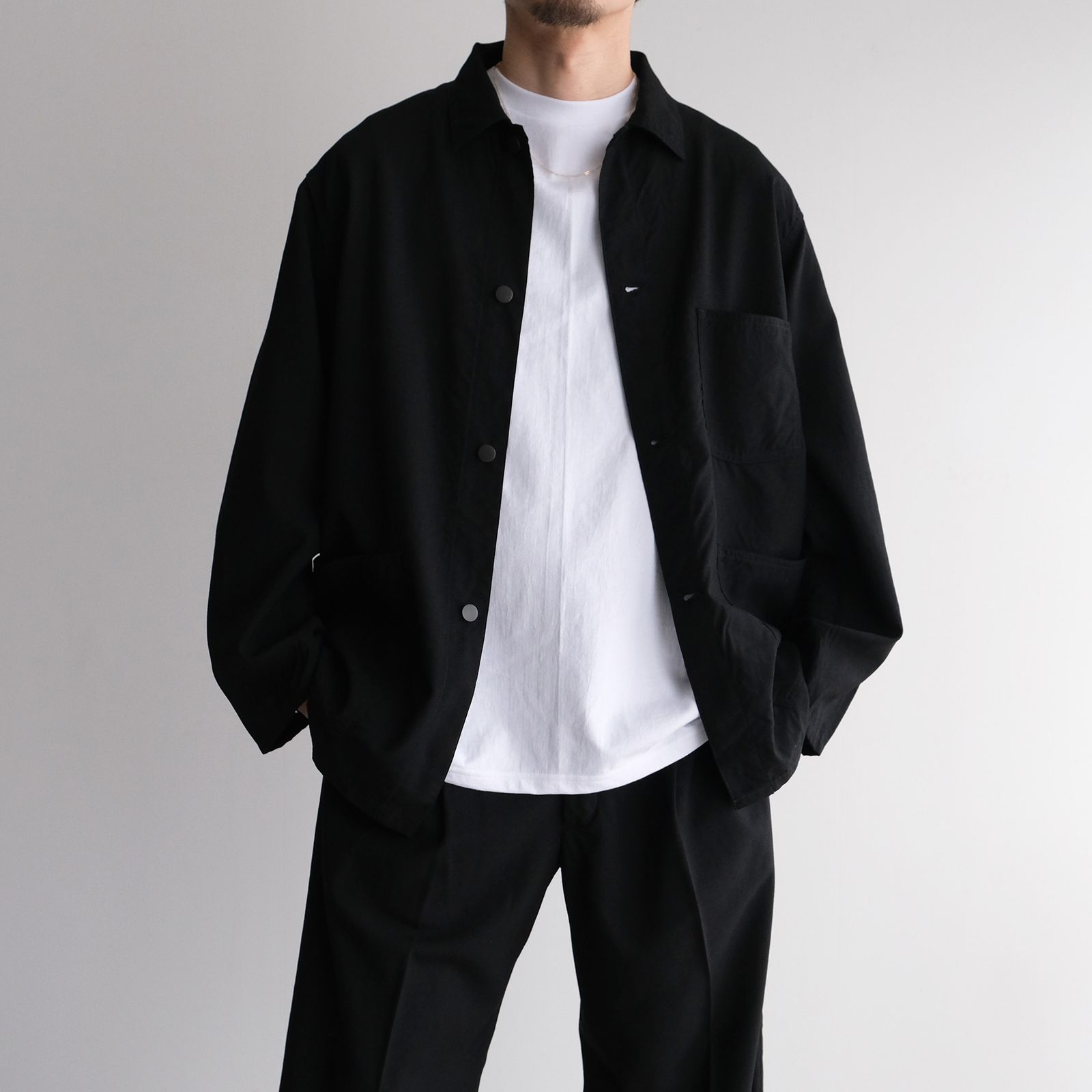 Wool Jacket -ジャケット-（Black / ブラック）