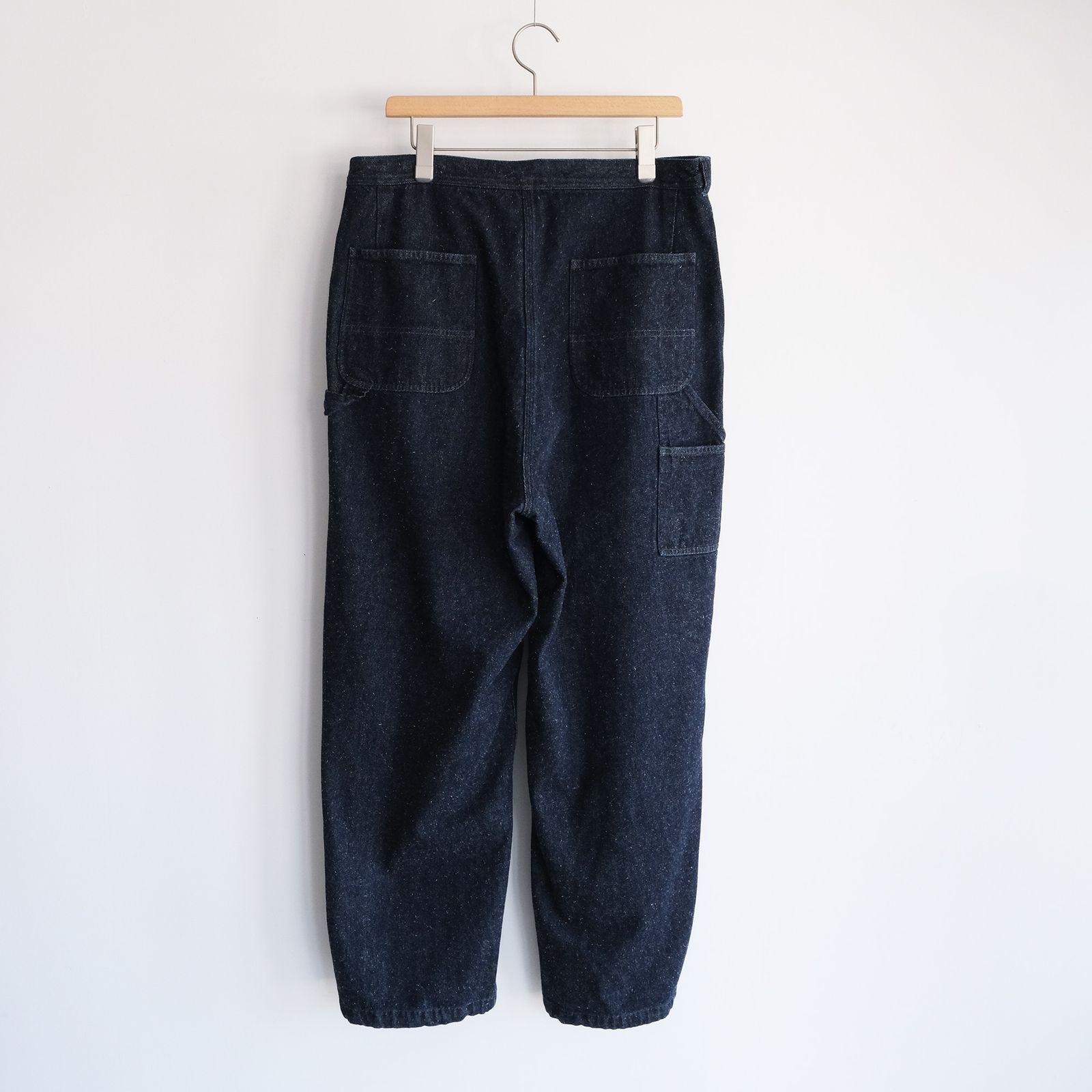 Silk Denim Belted Pants -デニム-（Indigo / インディゴ）