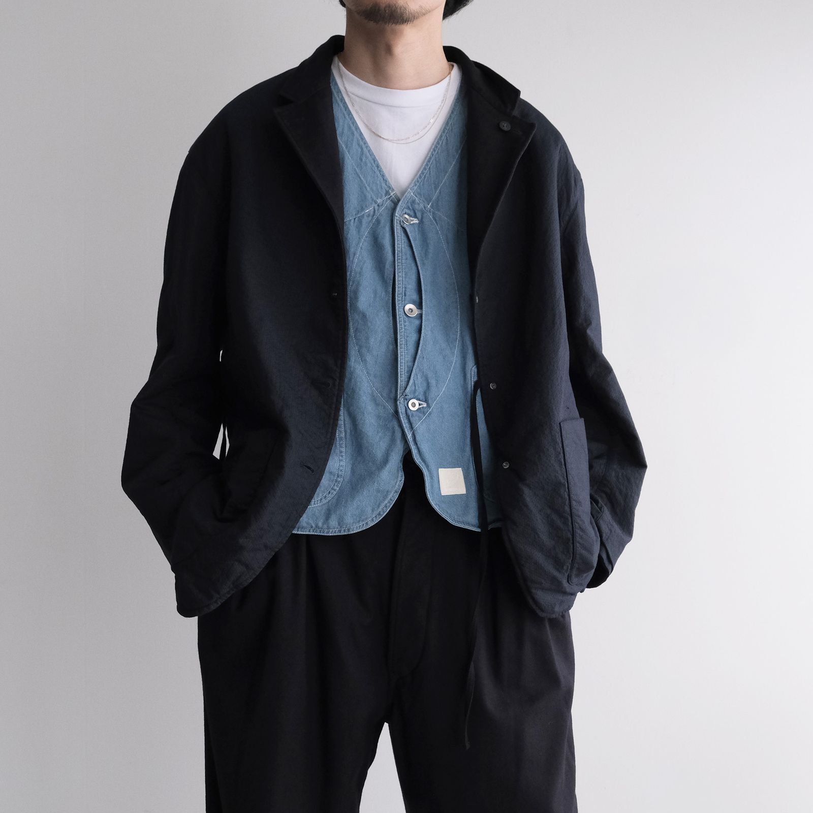 Reversible Hunter Jacket -テーラードジャケット-（Navy / ネイビー）