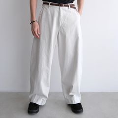 Cotton Denim - Wide Pants -パンツ-（L.Beige / ライトベージュ）