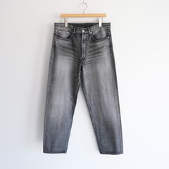 Selvage Denim Five Pocket Tapered Pants -パンツ-（Black Light Fade / ブラックライトフェード）