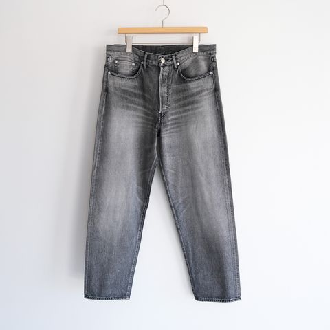 Selvage Denim Five Pocket Tapered Pants -パンツ-（Black Light Fade / ブラックライトフェード）