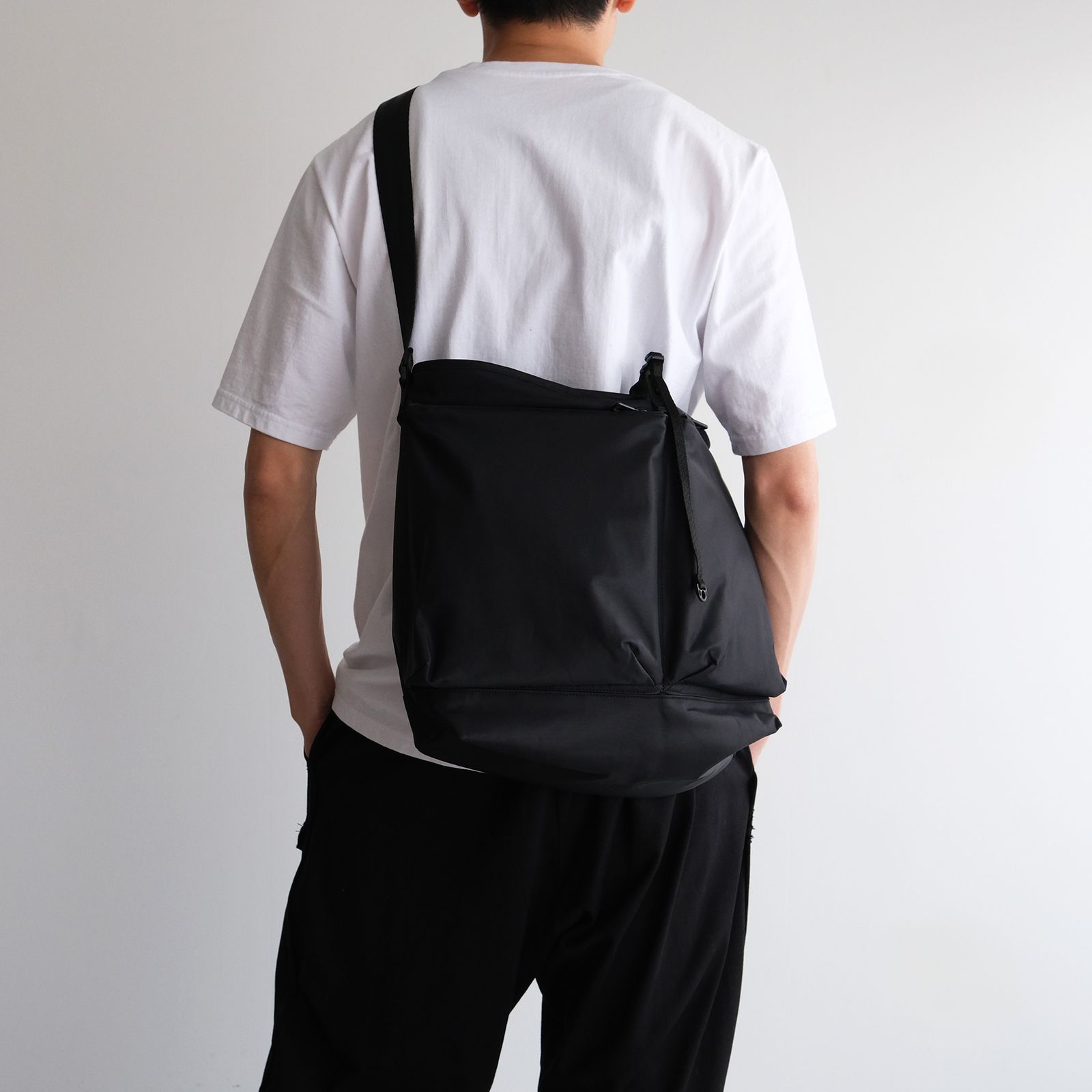 Recycle Twill Courier Shoulder -バッグ-（Black / ブラック）