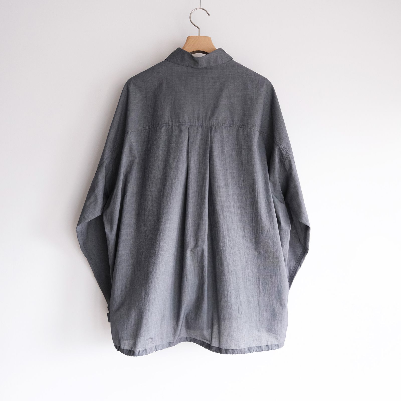 Seersucker Pullover Shirt -シャツ-（Gray / グレー）GU261-50445