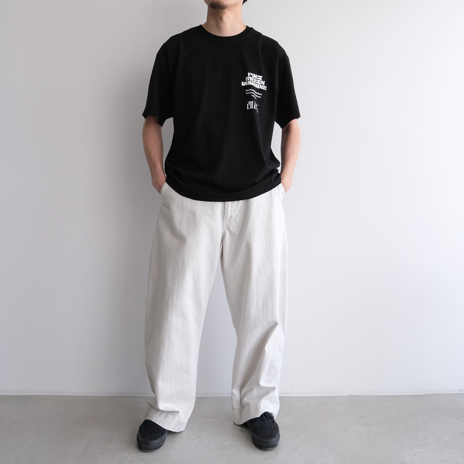 Kompakt Record Bar + PMD Loosefit T-Shirt -Tシャツ-（Black / ブラック）