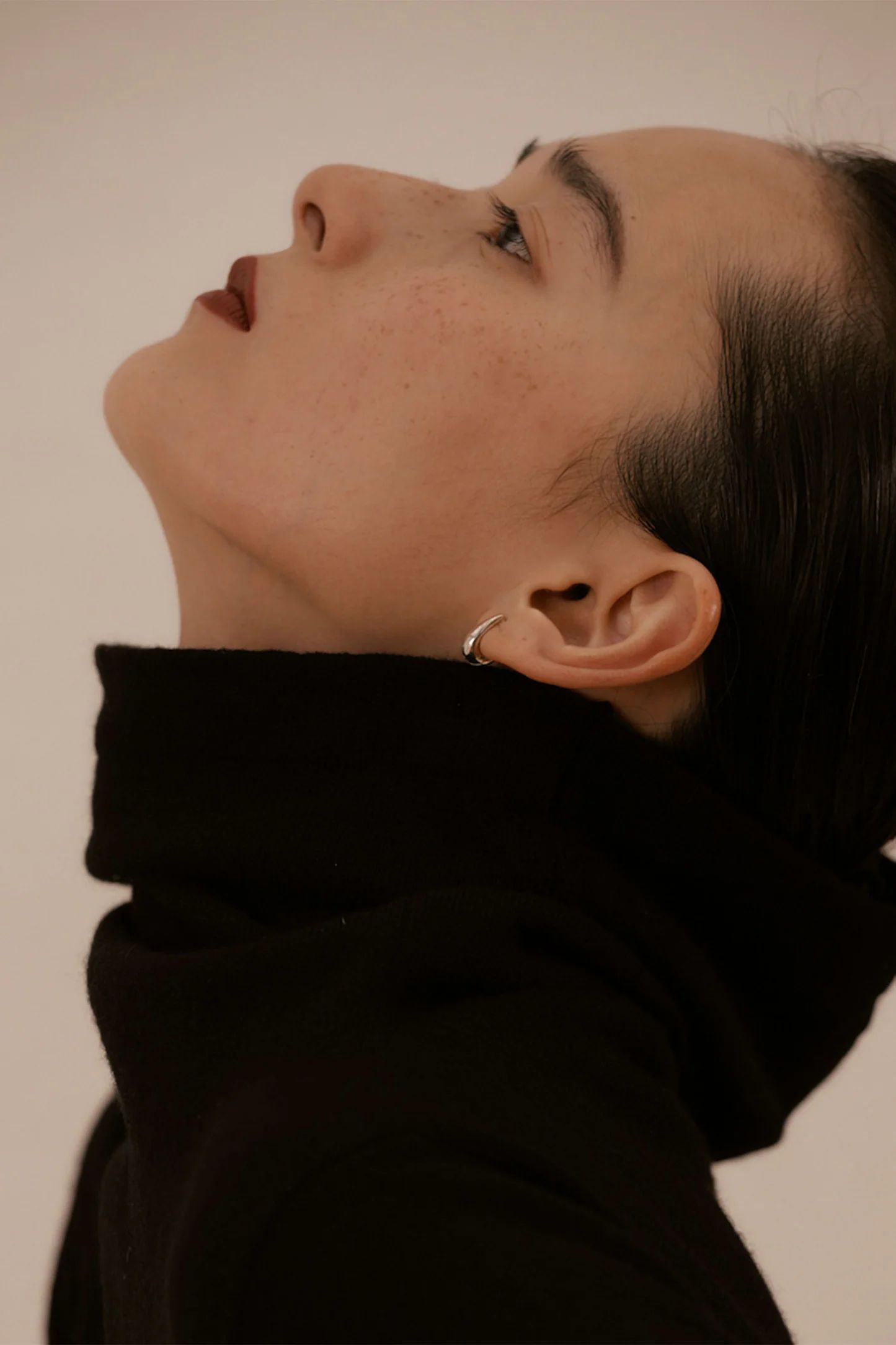 Tiny Tiny Puffy Hoops -ピアス-（Silver 925 / シルバー925）