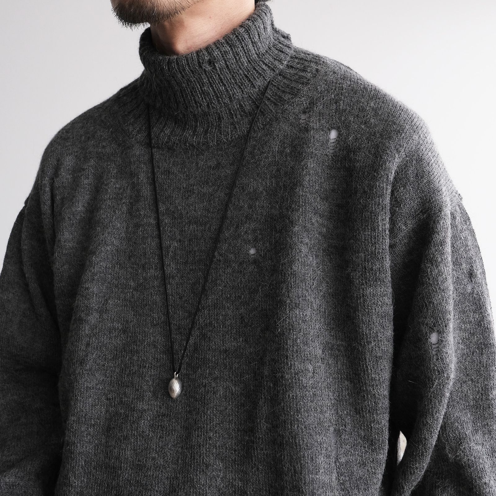 Turtleneck Sweater -ニット-（Gray / グレー）