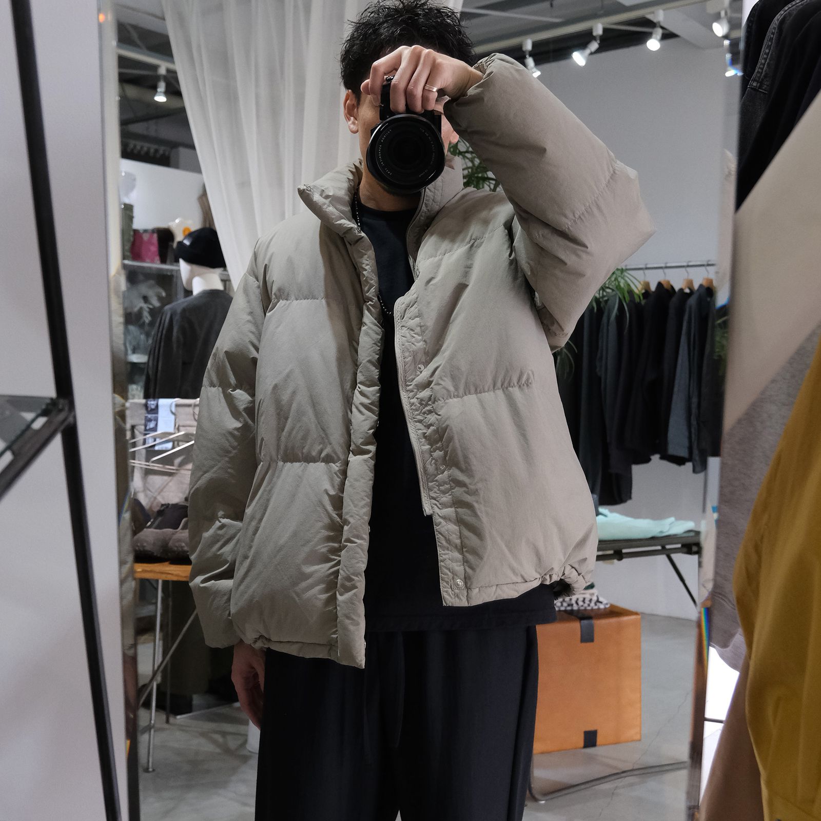 Garment Dyed Down Jacket -ダウンジャケット-（Grege / グレージュ）
