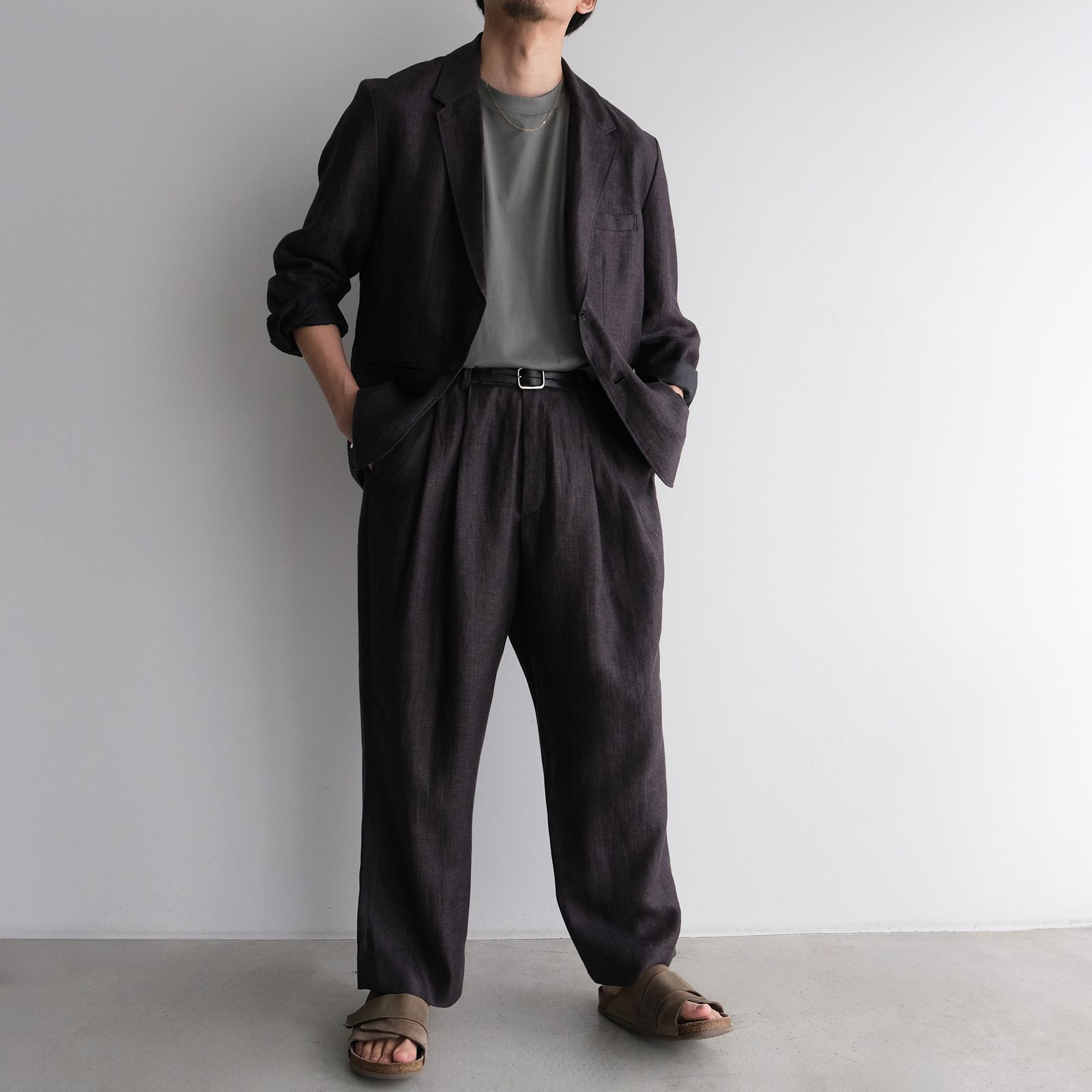 Earl Pants -パンツ-（Charcoal / チャコール）