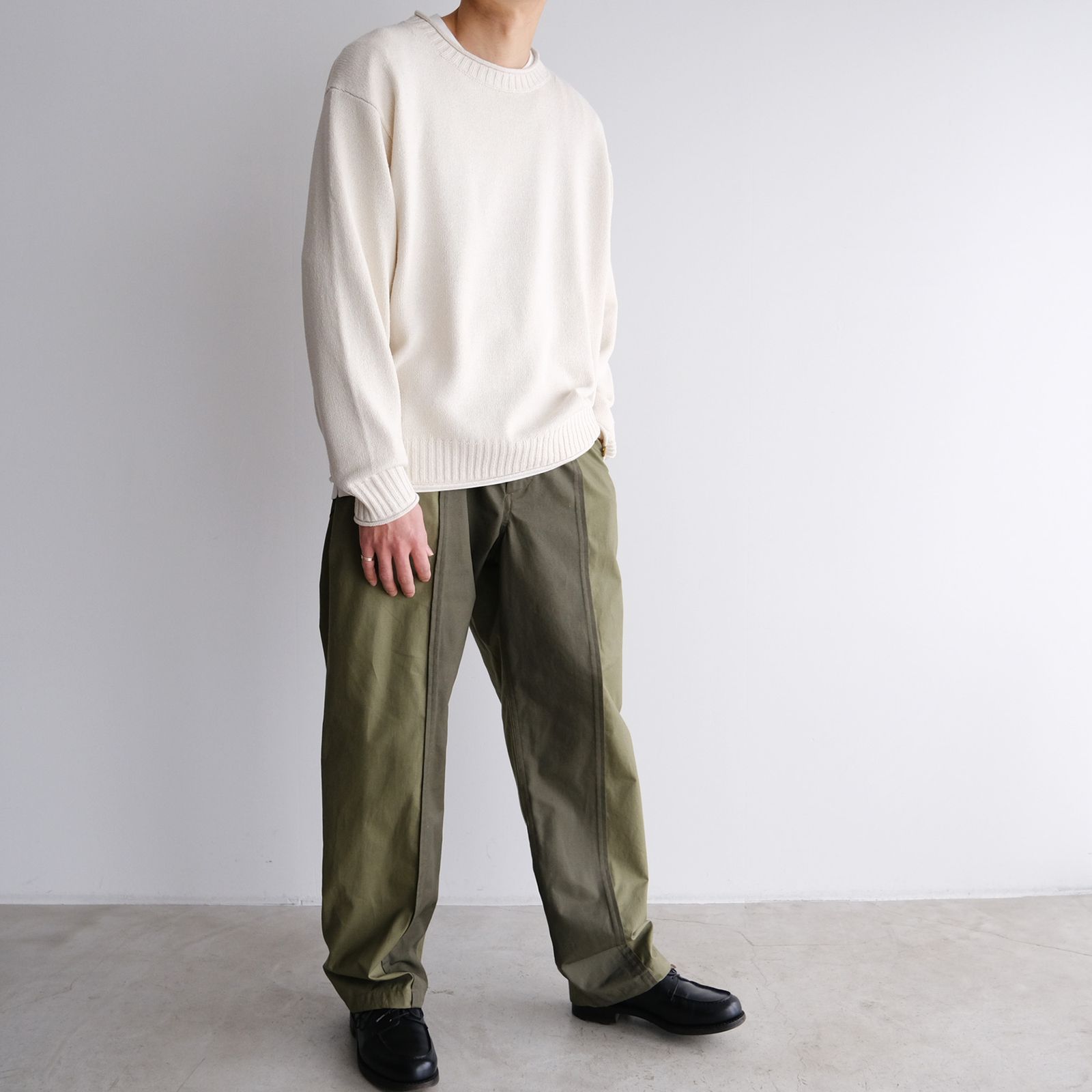 『Blocked Work Pants』-パンツ-（Olive / オリーブ）