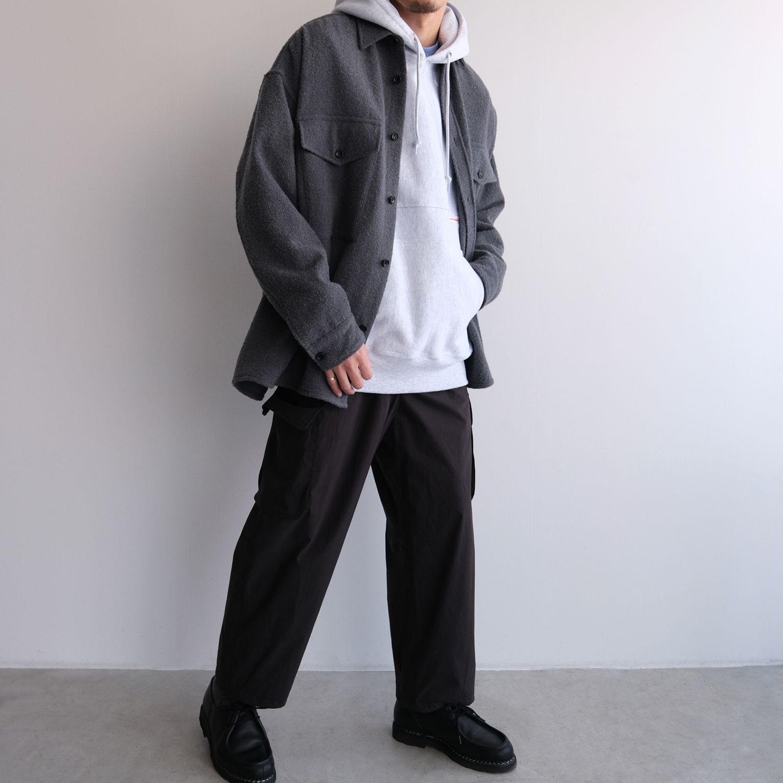 ジャケット・アウター 24AW Graphpaper Tri-Spin Loop Cardigan 24AW Graphpaper Tri-Spin Loop Cardigan