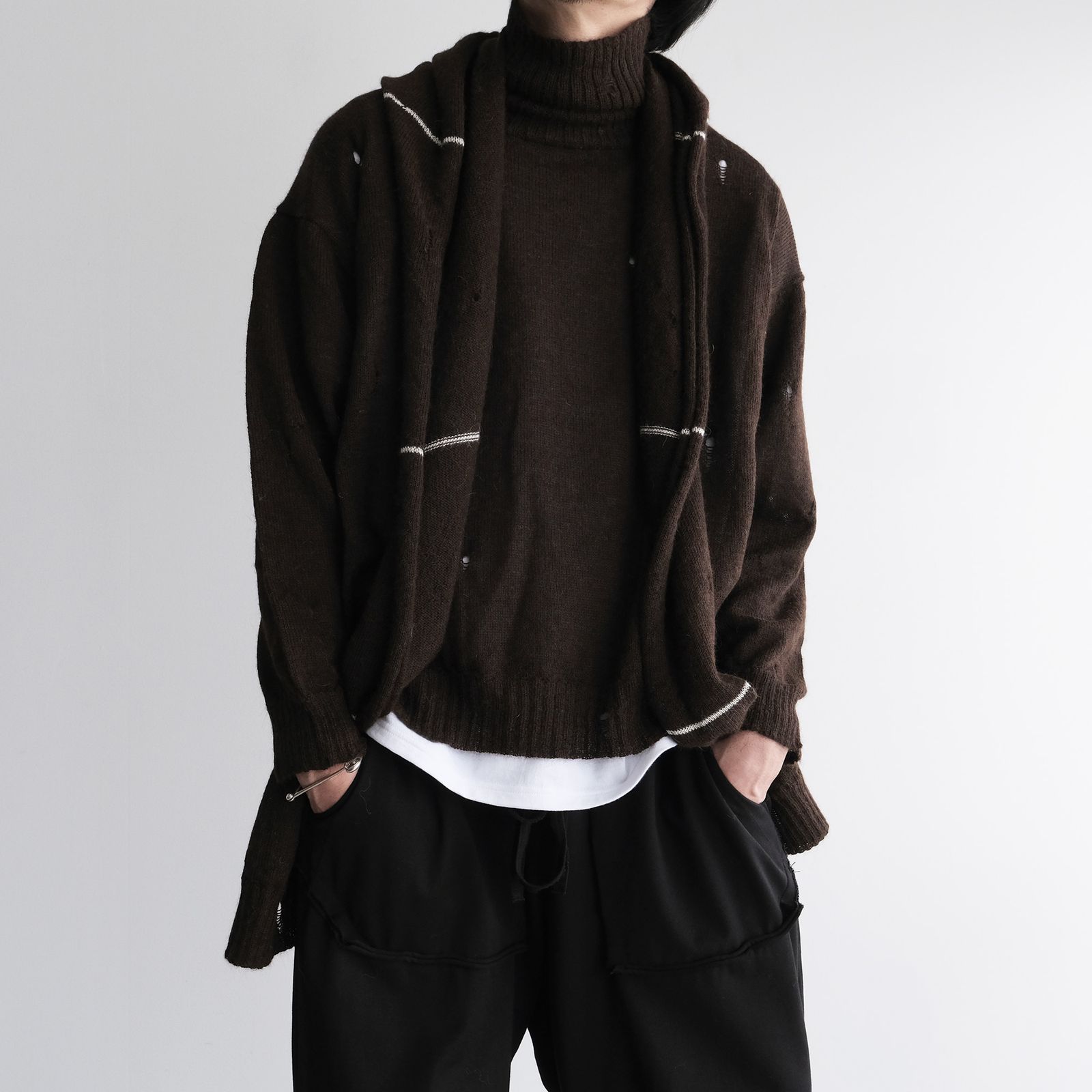 Hood Stole -ストール-（Brown / ブラウン）