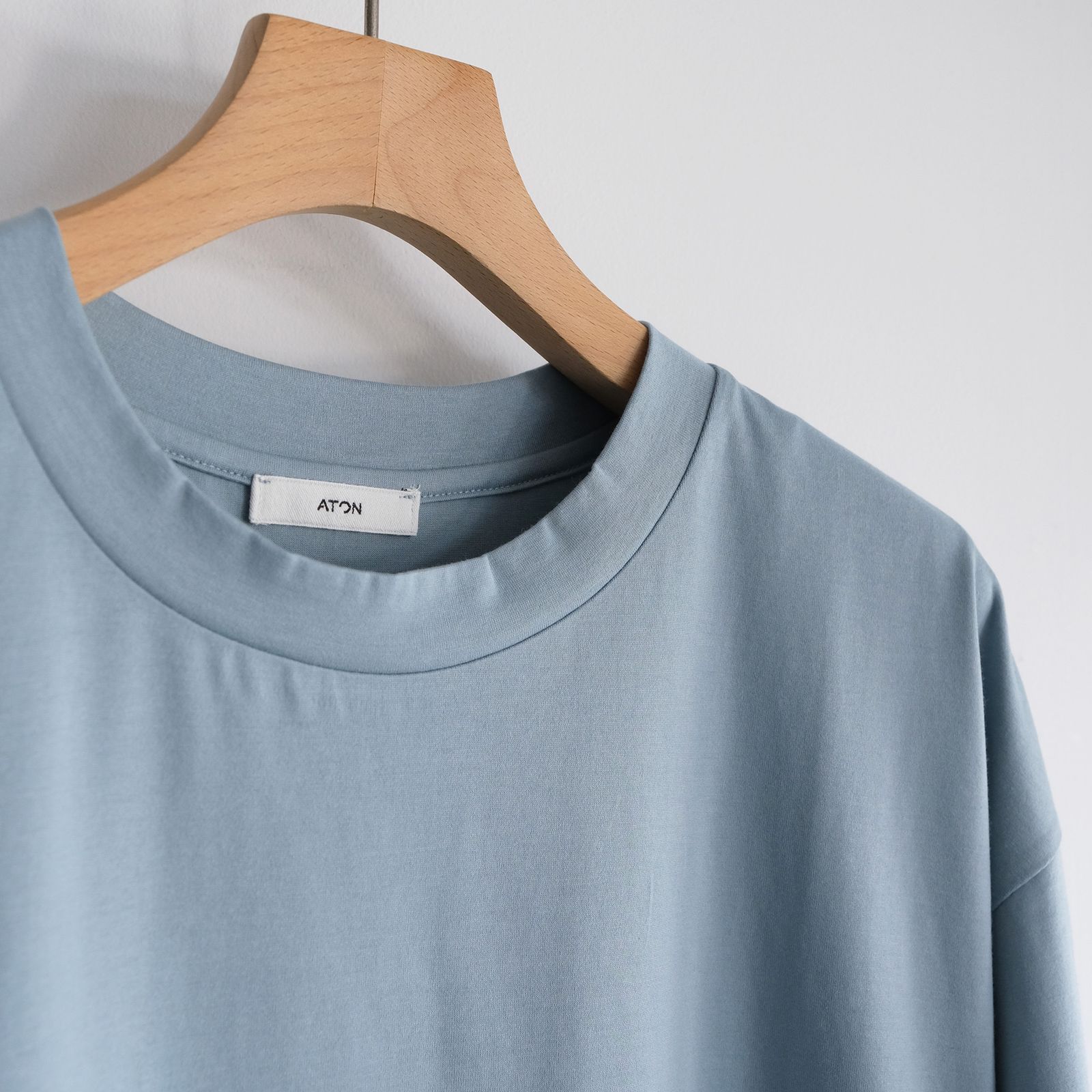 Suvin 60/2 Oversized T-Shirt -Tシャツ-（Sax / サックス）