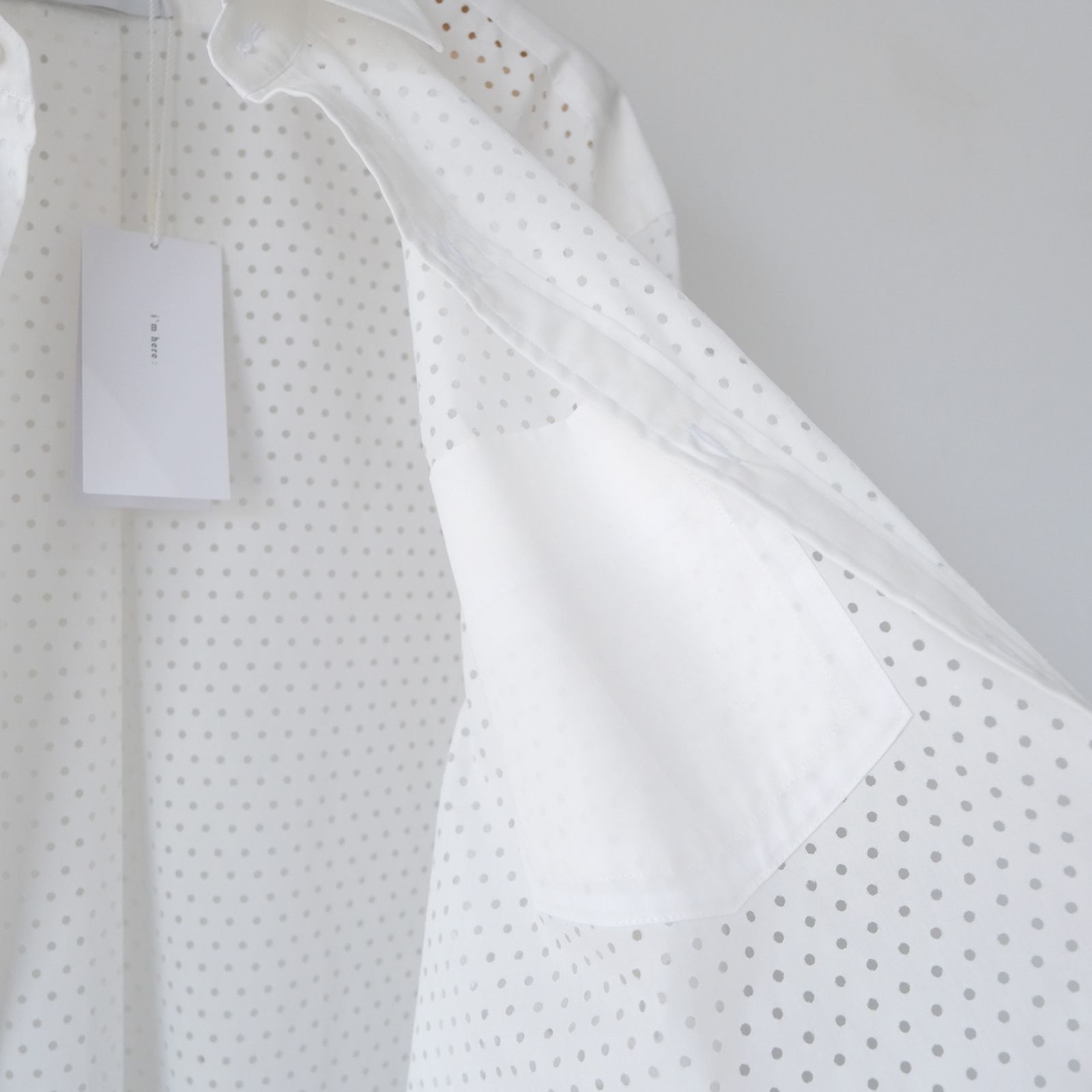 Punching：L/S Shirts -シャツ-（White / ホワイト）