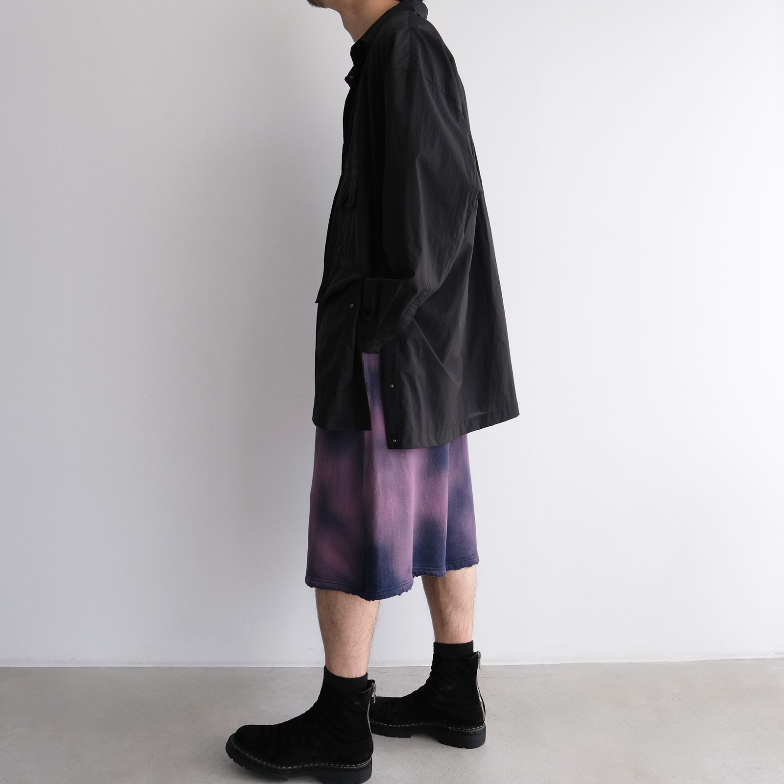 Pertex Utility Longline Shirt -シャツ-（Black / ブラック）
