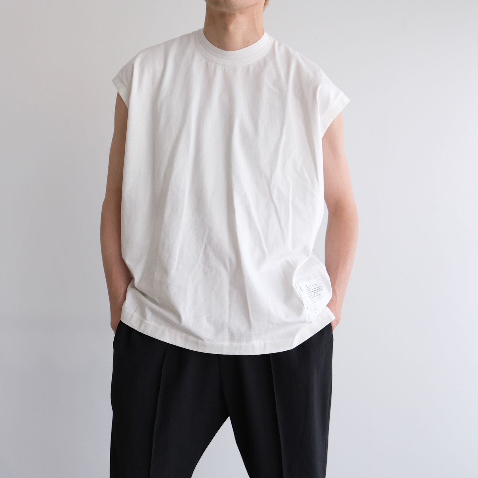 NS Tee - ノースリーブ -（White / ホワイト）