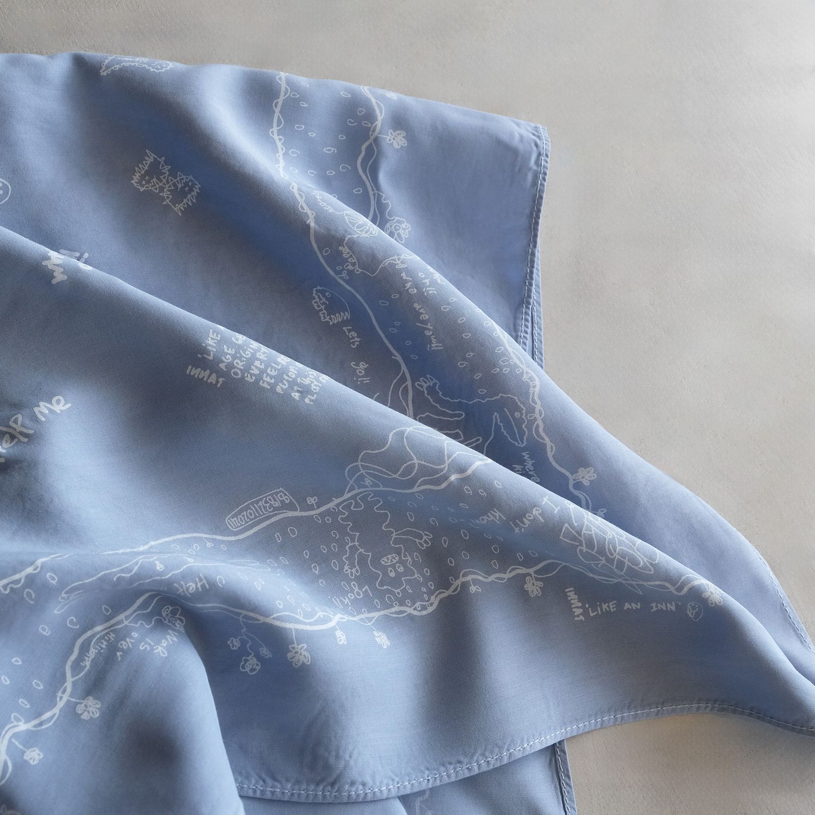 Rakugaki Bandana -バンダナ-（Sax Blue / サックスブルー）