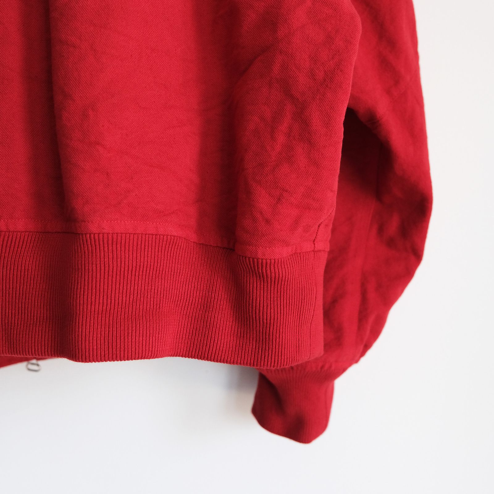 Cotton Canvas MA-1 Blouson -ブルゾン-（Red / レッド）