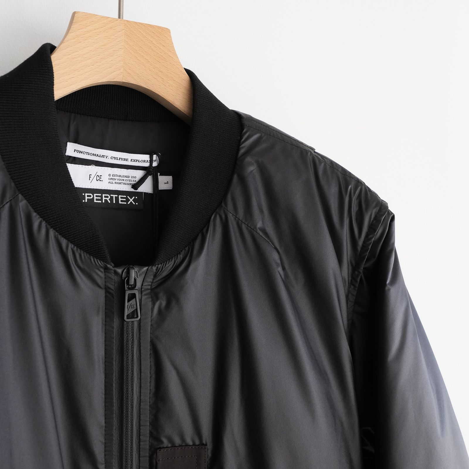 Pertex Detachable Sleeve MA-1 -ブルゾン-（Black / ブラック）