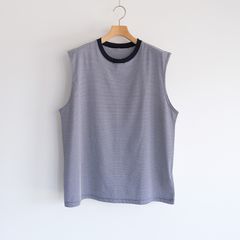 Hi Qualitee N/S -タンクトップ-（Navy Border / ネイビーボーダー）