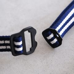 Trimmers Belt -ベルト- （ NAVY STRIPE / ネイビーストライプ ）