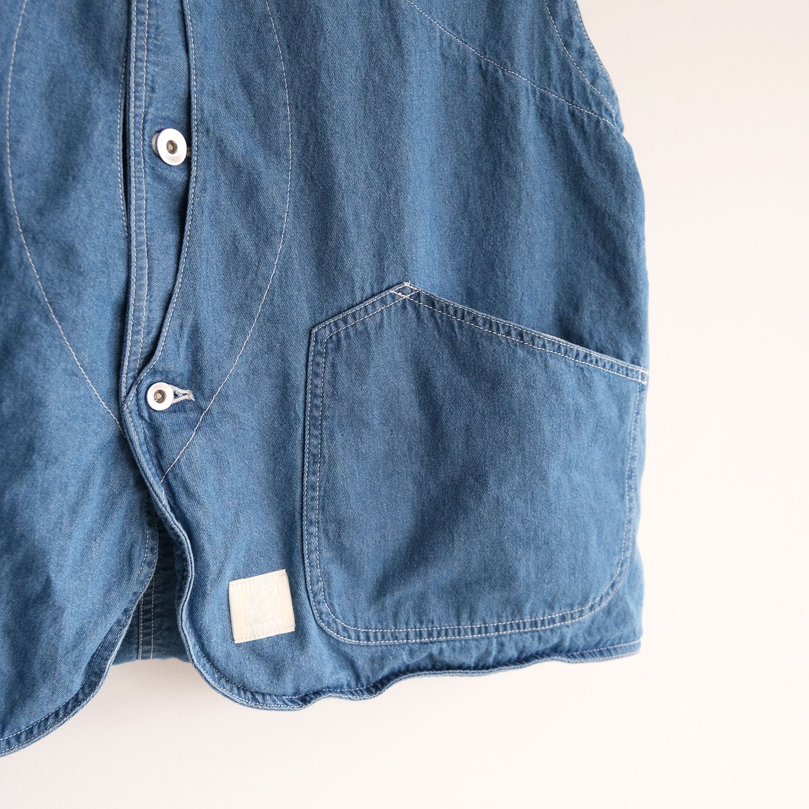 Denim Hunting Vest -ベスト-（L.Blue / ライトブルー）