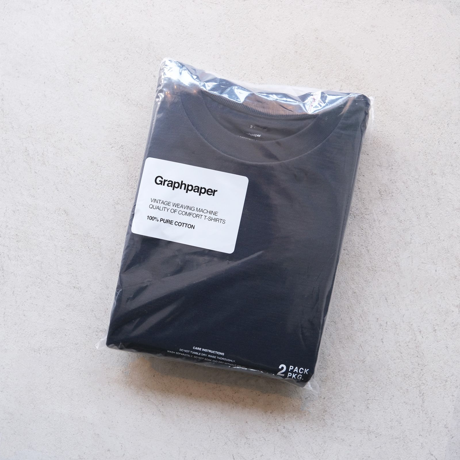 2-Pack Crew Neck Tee -Tシャツ-（Black / ブラック）