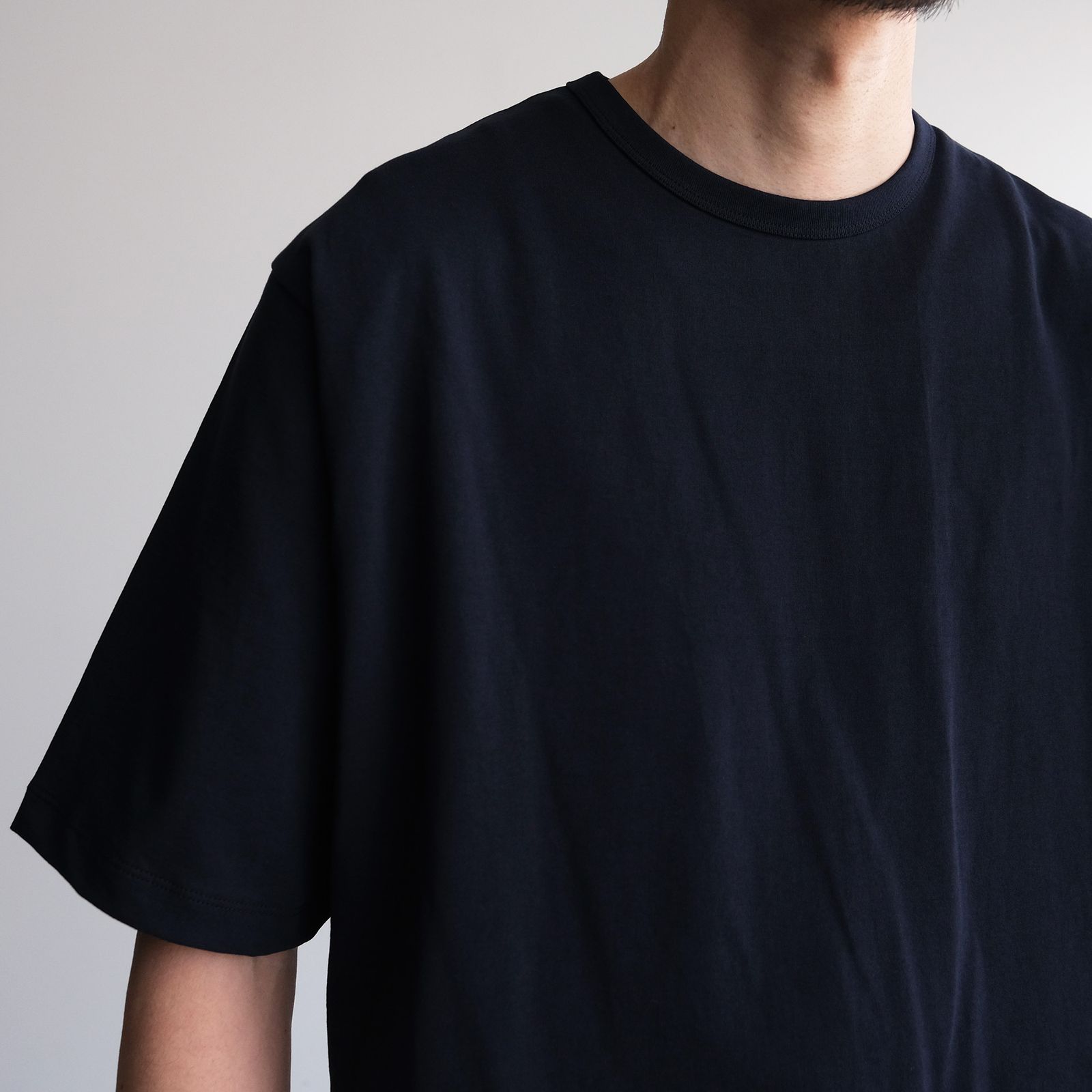 Dry Cotton Jersey Standard T-Shirt -Tシャツ-（Navy / ネイビー）