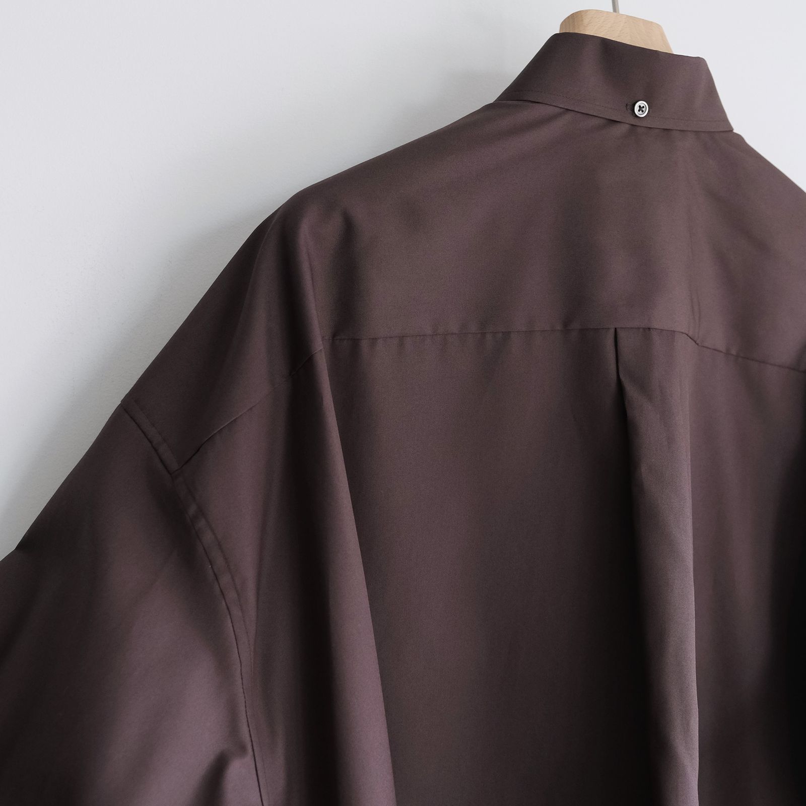 Easy Care Poplin L/S Oversized B.D Shirt -シャツ-（Brown / ブラウン）GM263-50620