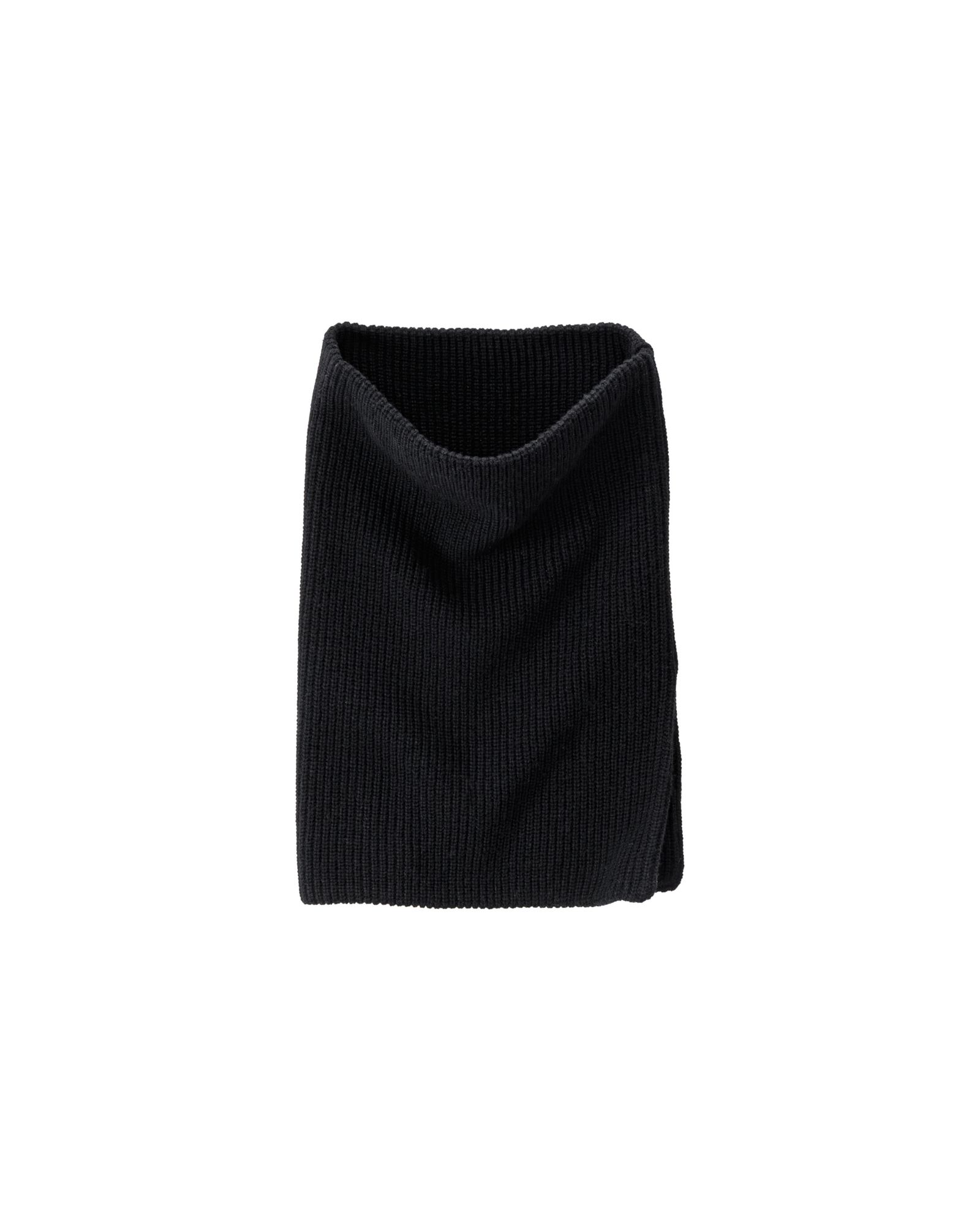 Mercerized Fine Wool Snood -スヌード-（Black / ブラック）